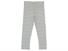 Petit Piao leggings allure blå/mørk råhvid stribet